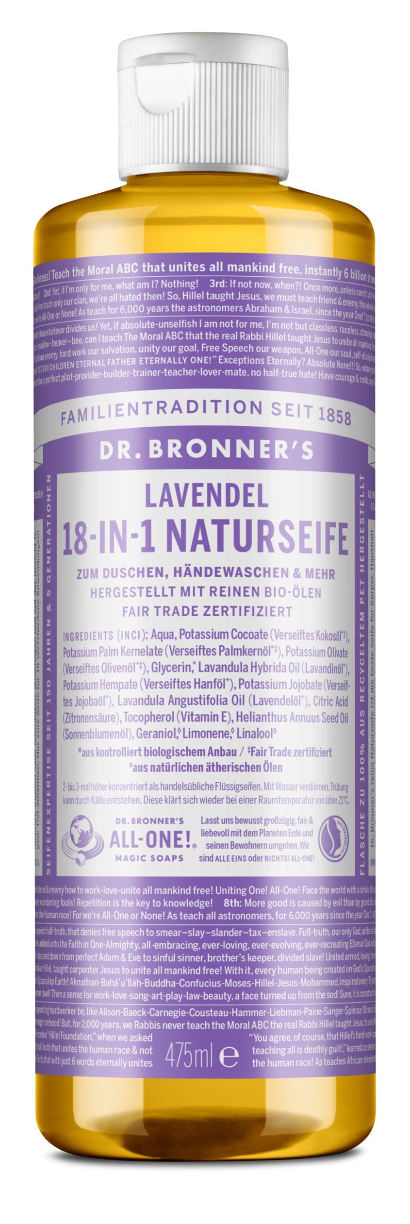 DR. BRONNER'S 18-IN-1 Naturseife Lavendel