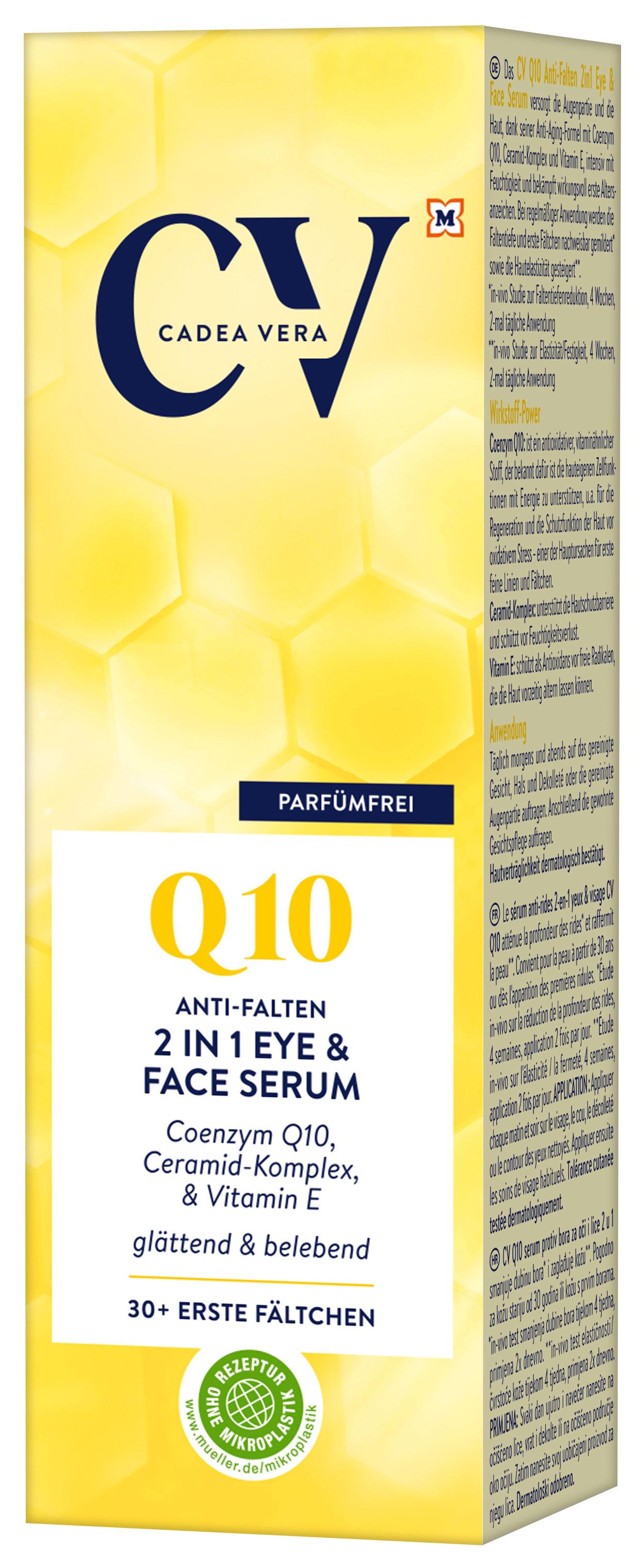 CV Q10 Anti-Falten 2 in 1 Eye&Face Serum