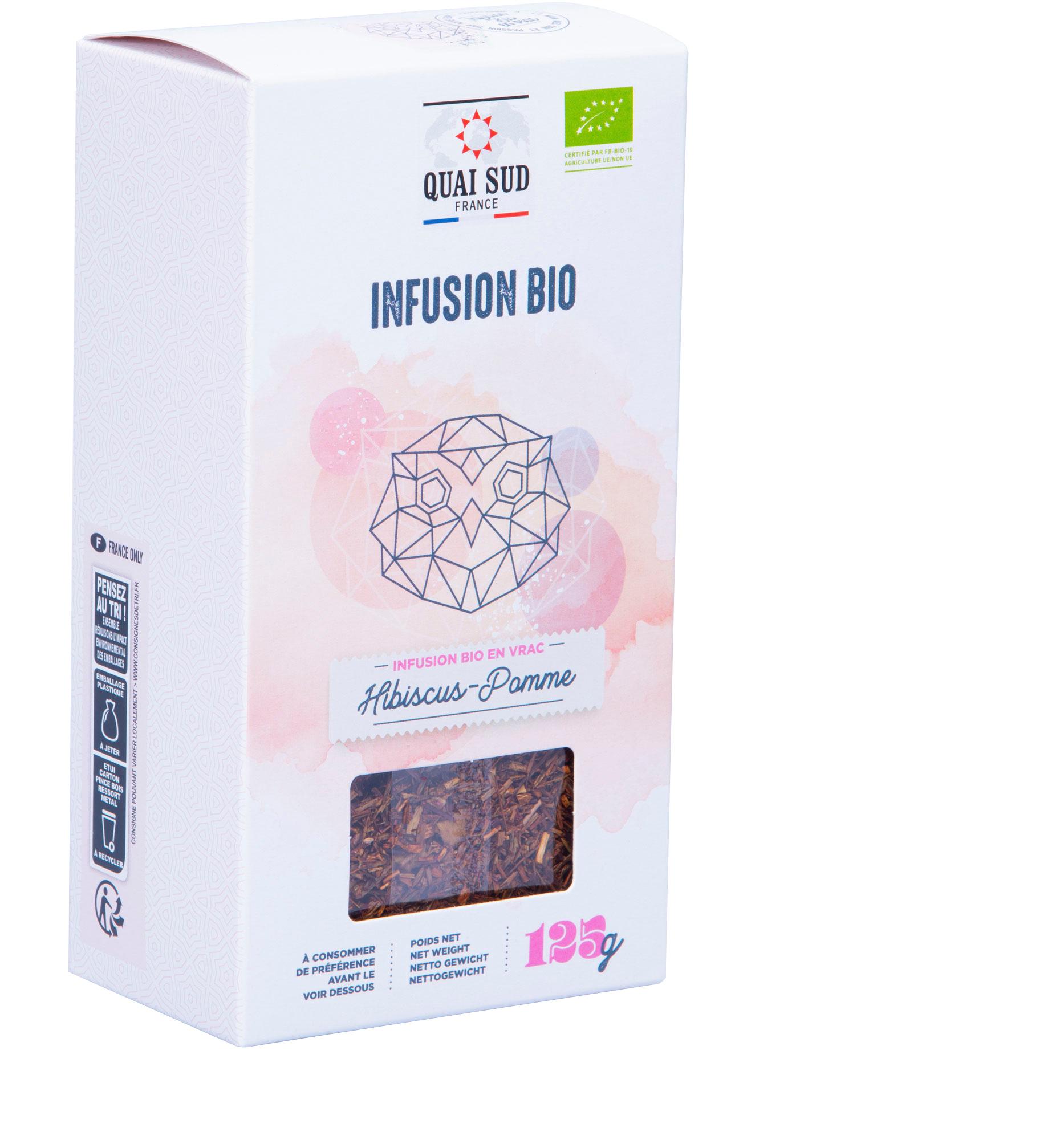 Quai Sud Bio Kräutertee Hibiskus Apfel