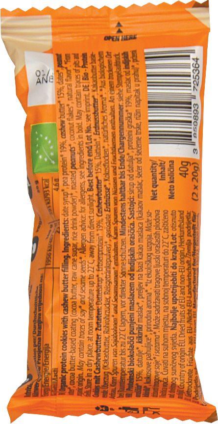Produktbild BITE ME Bio Protein Cookies Cashew Butter 2 von 4
