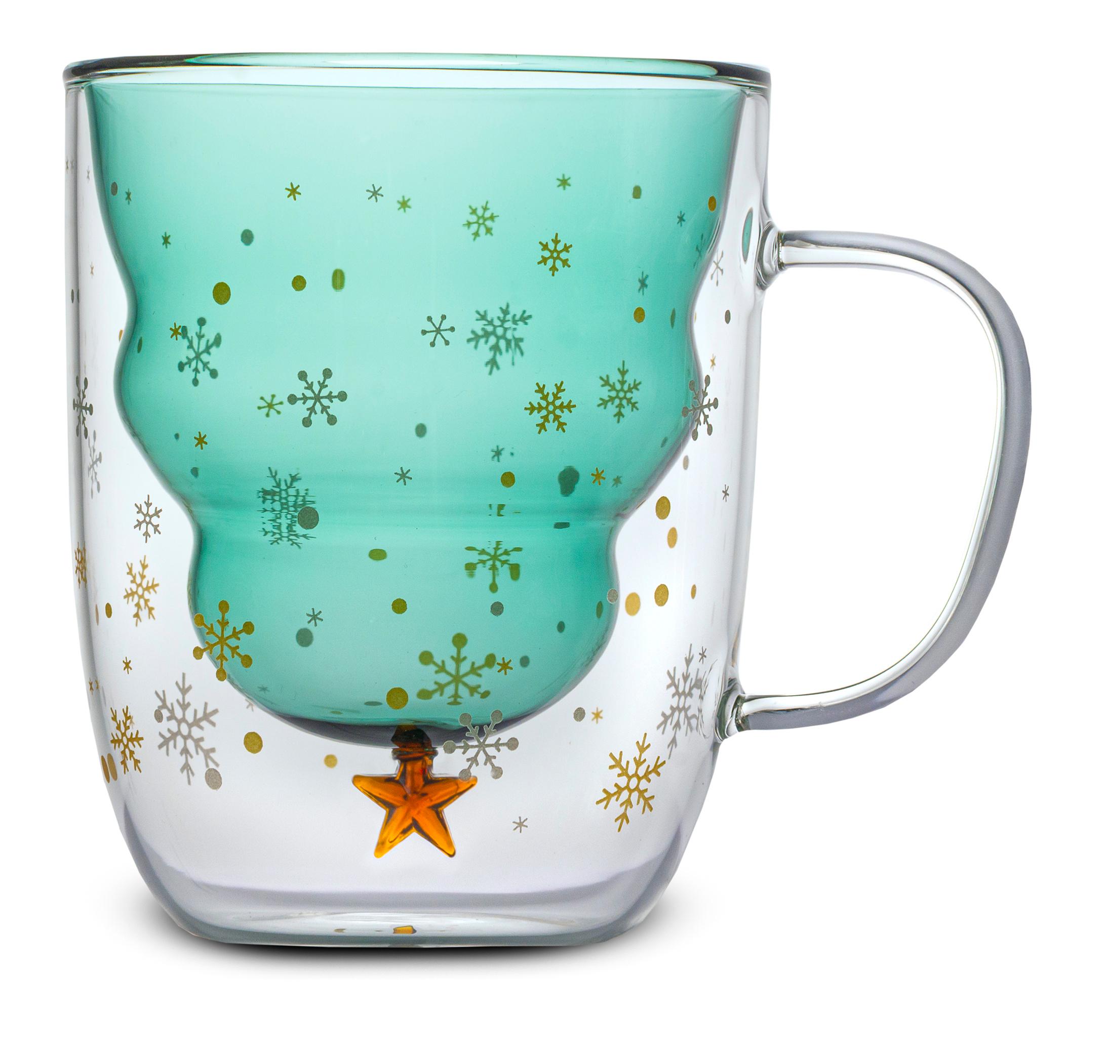 MY HOME doppelwandiges Weihnachtsglas