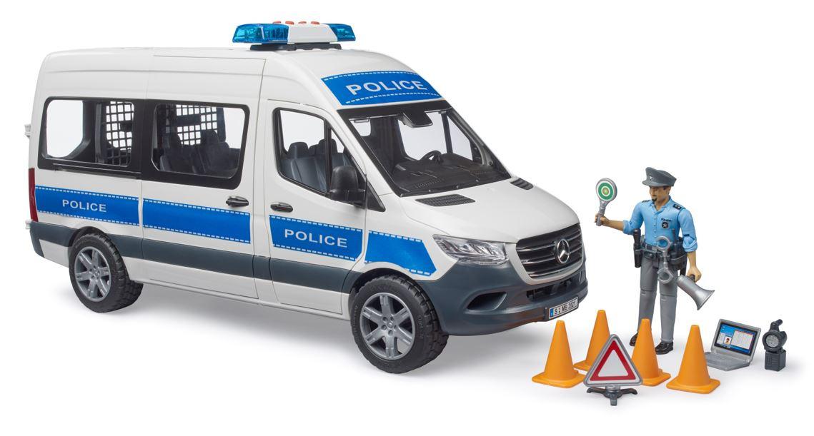 Produktbild BRUDER - MB Sprinter Polizei Einsatzfahrzeug mit Light&Sound Modul 4 von 6