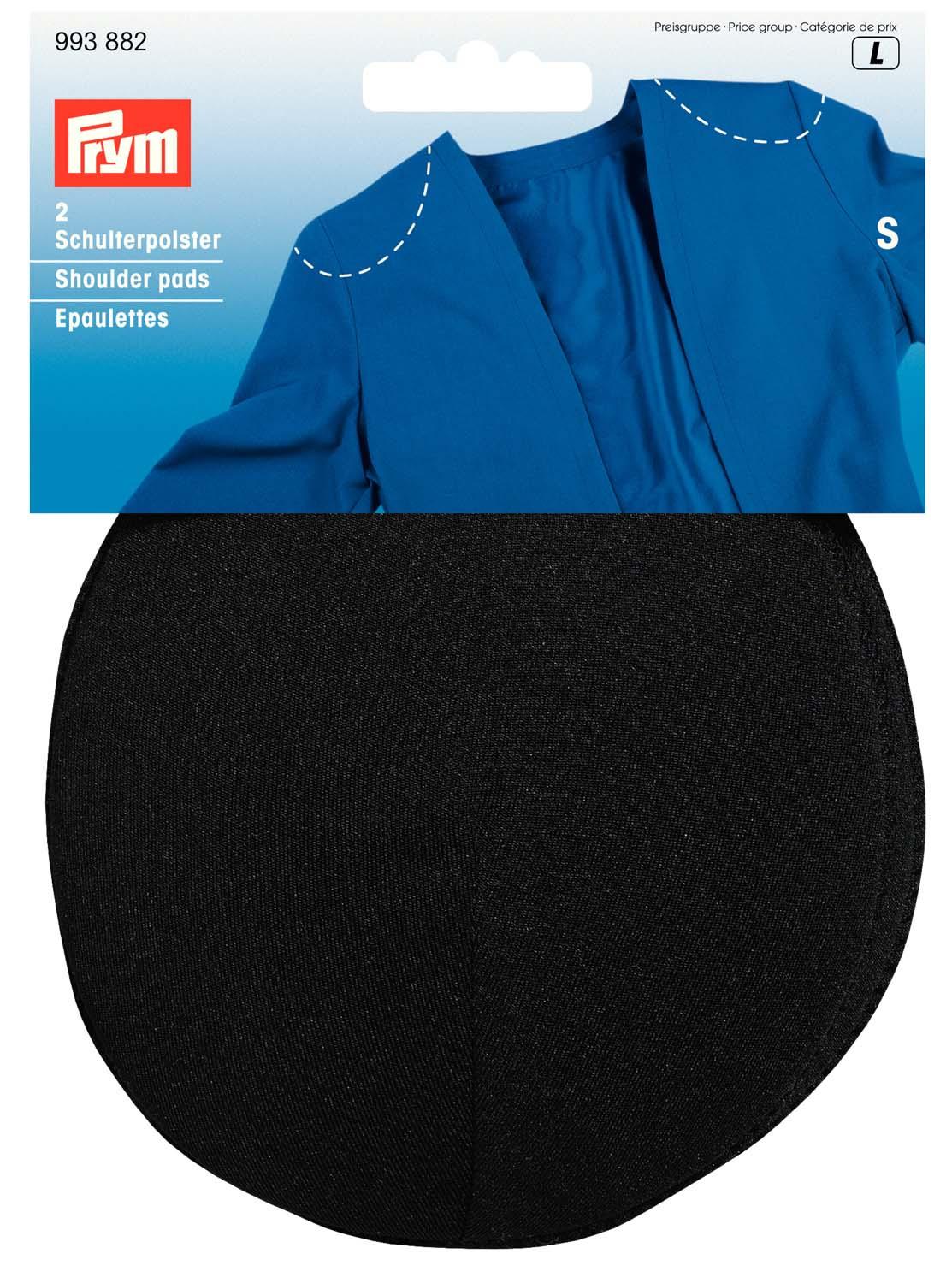 Prym Raglan-Schulterpolster Gr. S schwarz