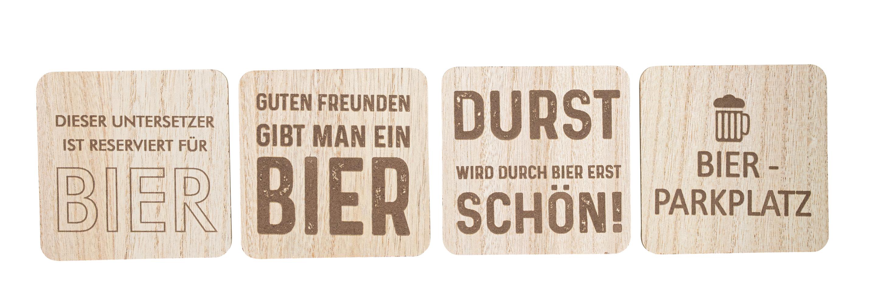 Riffelmacher Untersetzer 4-tlg.
