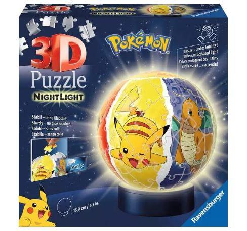 Ravensburger Puzzle - 3D Puzzles - Nachtlicht Pokémon