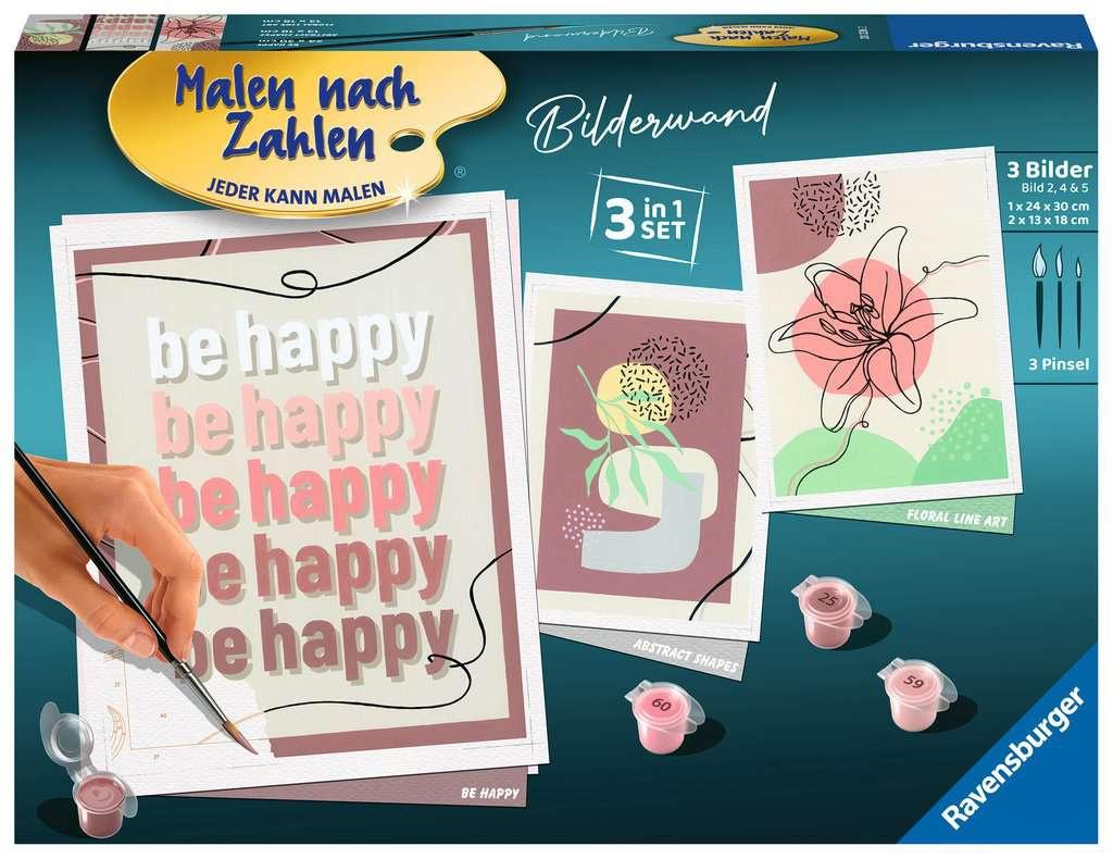 Ravensburger Beschäftigung - Malen nach Zahlen 20236 – Bilderwand-Set – ab 12 Jahren