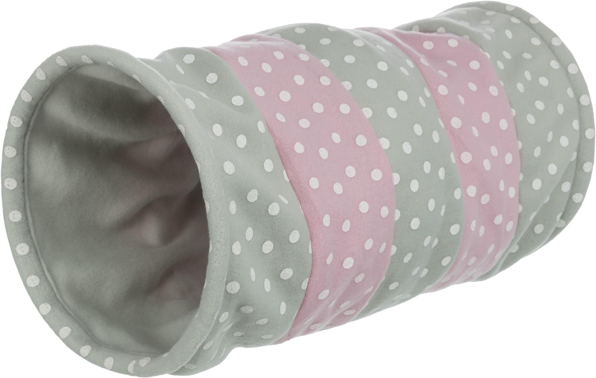 Trixie Spieltunnel Fleece bunt ø 25 × 50 cm Katzenspielzeug