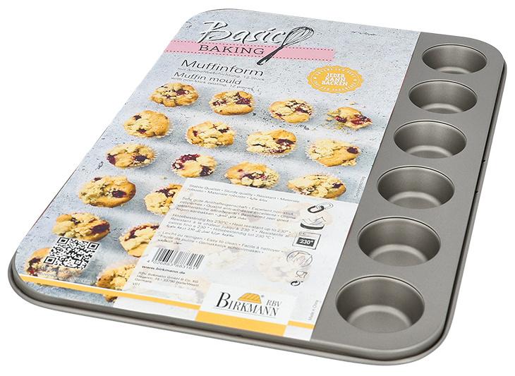 RBV BIRKMANN Mini-Muffinform Basic Baking 24-fach