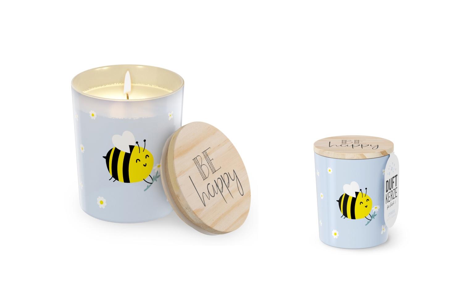 Geschenk für Dich Duftkerze Biene Ø7cm