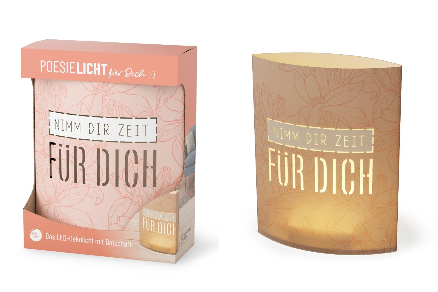 Geschenk für Dich Poesielicht Blüte