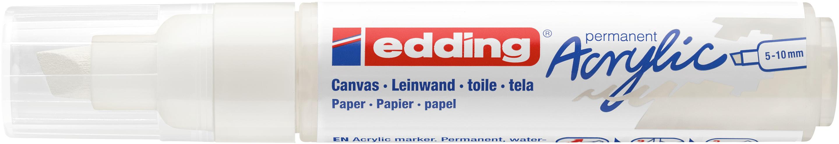 edding Acrylmarker 5000 breit verkehrsweiß