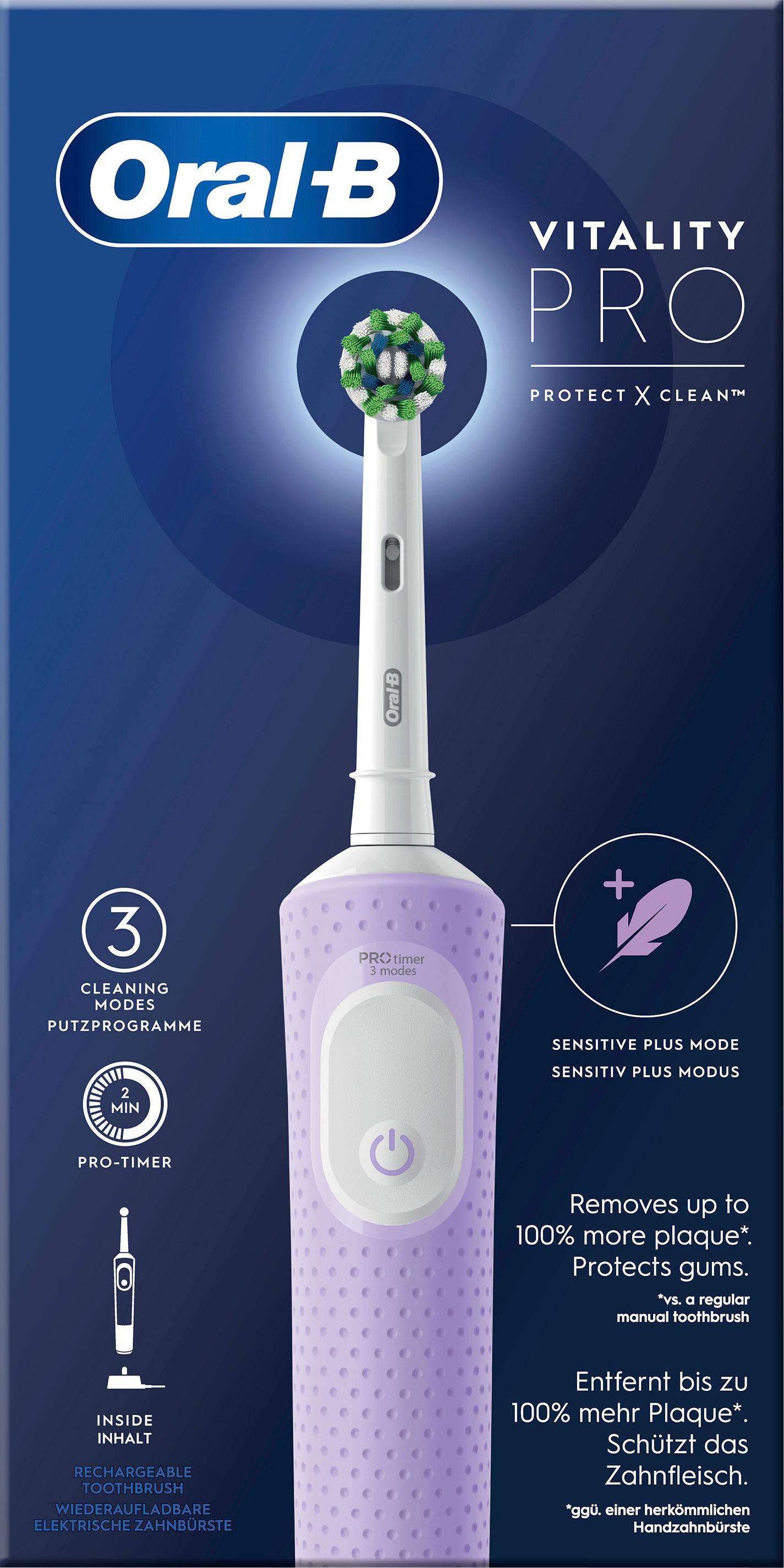 Oral-B Elektrische Zahnbürste Vitality Pro D103 Hangable Box Lilac Violet