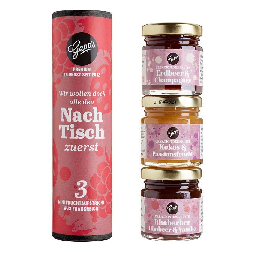 Gepp's Mini Fruchtconfit Set Nachtisch zuerst