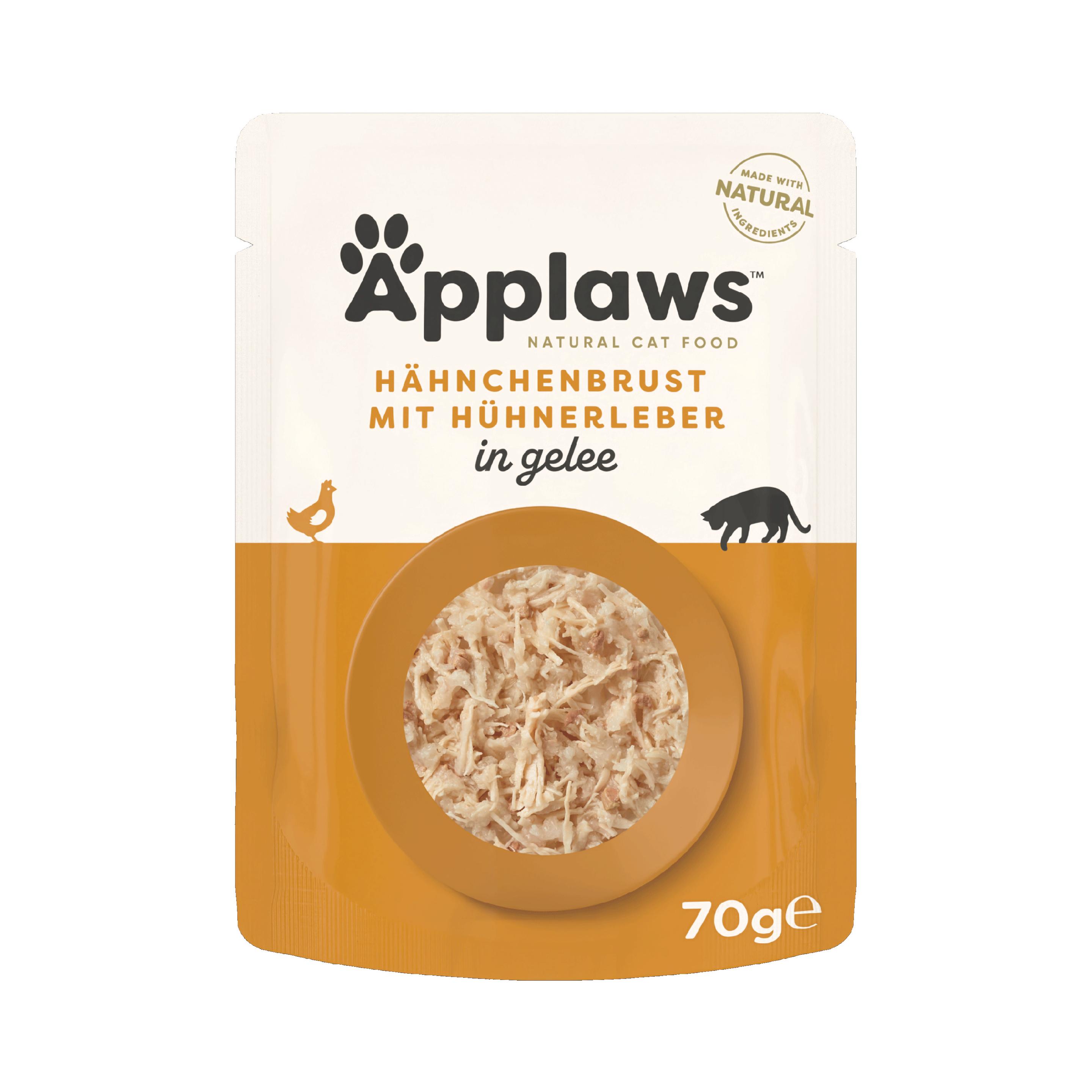 Applaws Huhn&Hühnerleber in Gelee 70g
