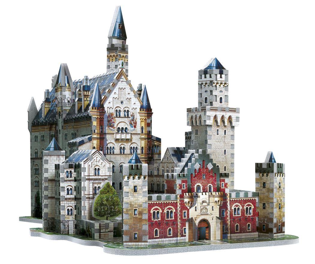 Wrebbit 3D Puzzle - Schloss Neuschwanstein - Neuschwanstein Castle / 3D-Puzzle