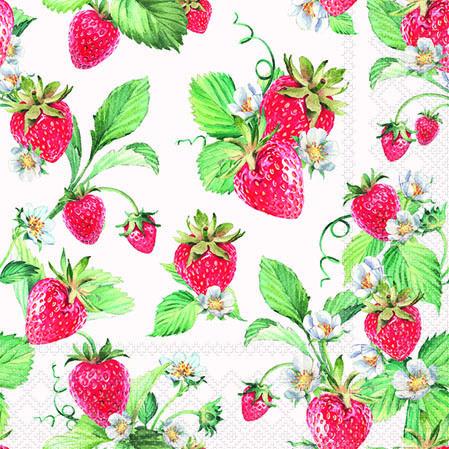 Ambiente Servietten Strawberries 25x25cm