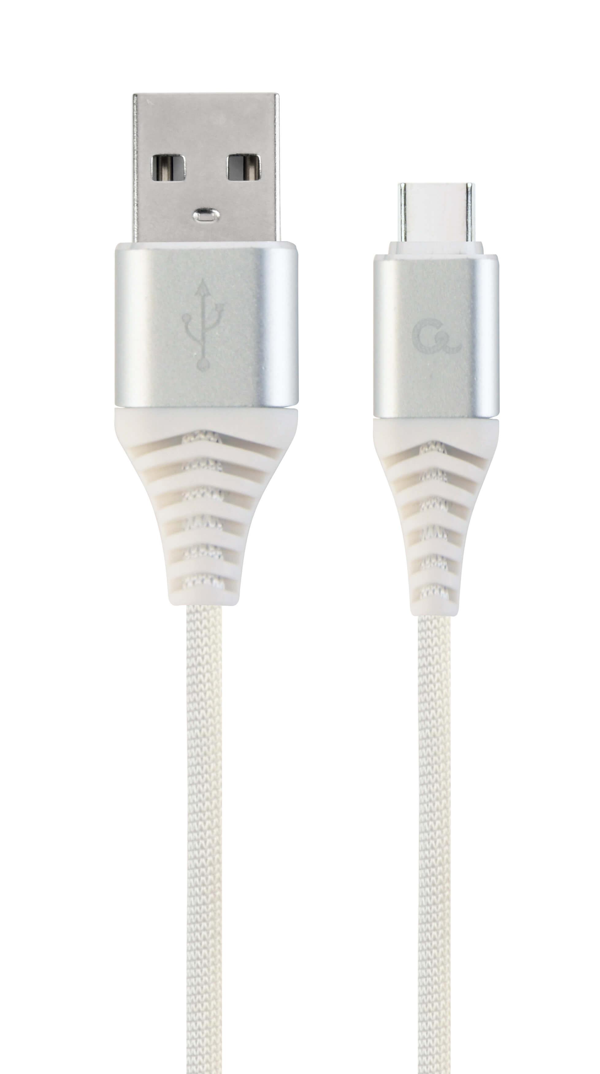 MÜLLER KABEL USB-C 2 M,SILBER/WEISS