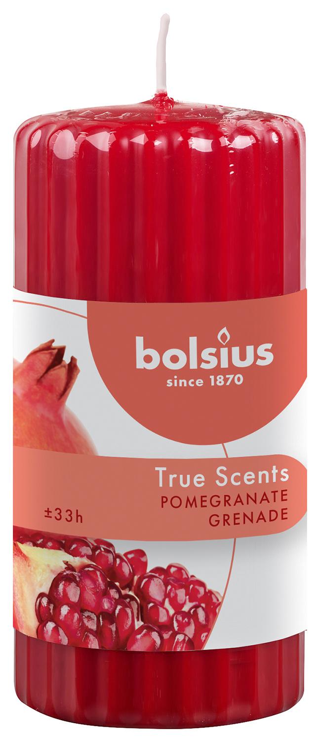 bolsius Duft-Stumpenkerze geriffelt True Scents 12cm