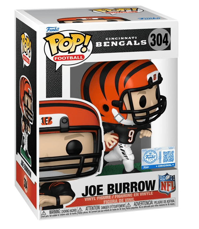 Funko - POP! - NFL: Bengals - Joe Burrow (Black Jersey) Vinyl 