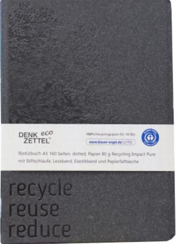 Leykam Notizbuch ECO A5 punktkariert sortiert
