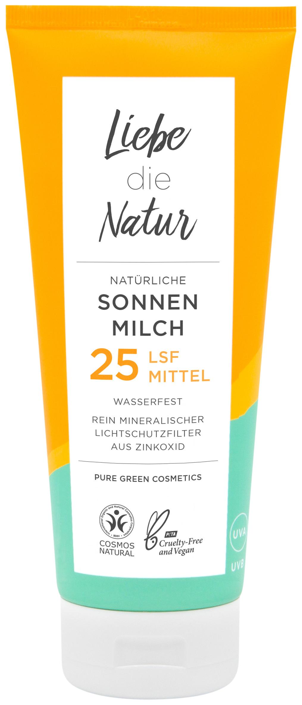 LIEBE DIE NATUR - natürliche Sonnenmilch LSF 25